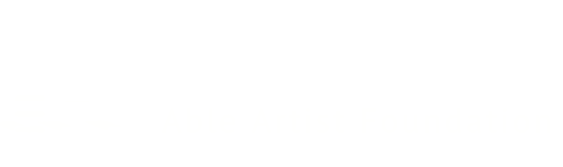 Image: The Able Artist Foundation Logo and tagline:  We Meet You Half Way